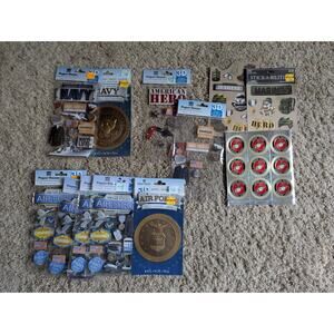 US Military Scrapbooking Stickers Marines Navy Air Force More